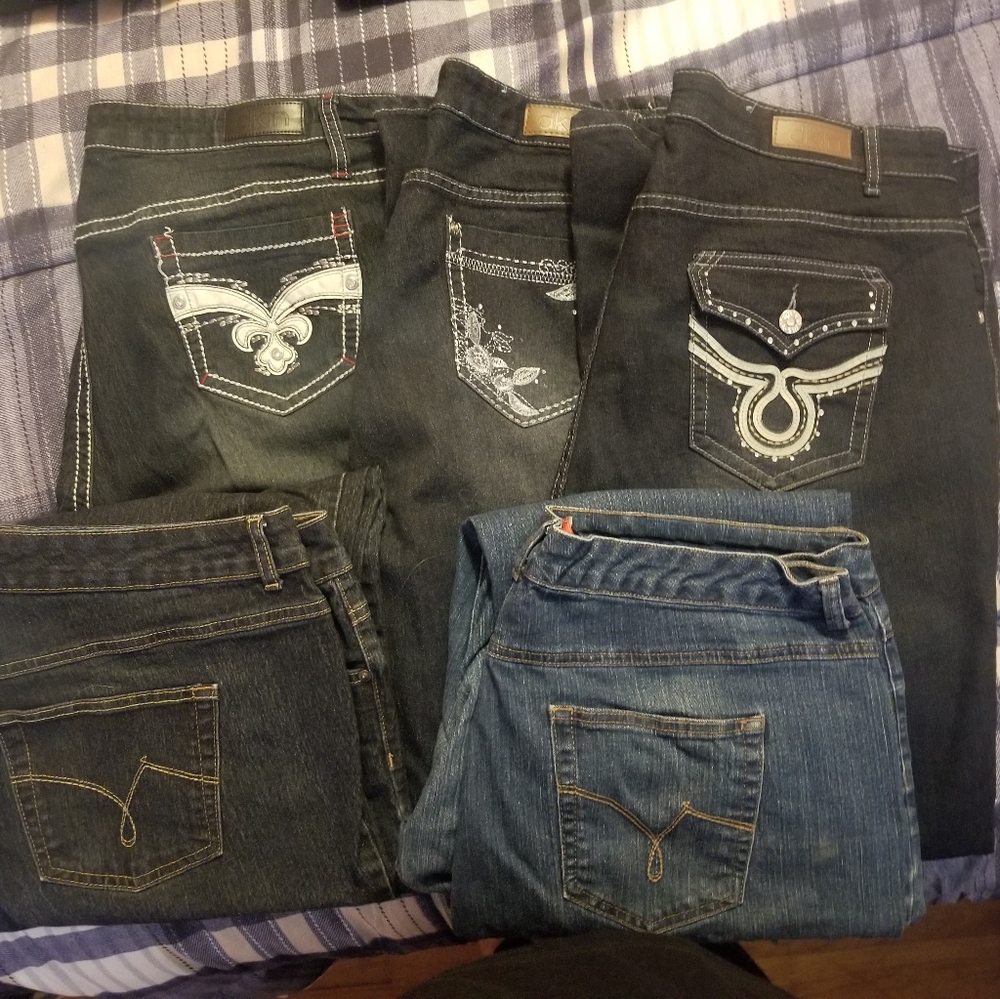 Womens plus size jeans